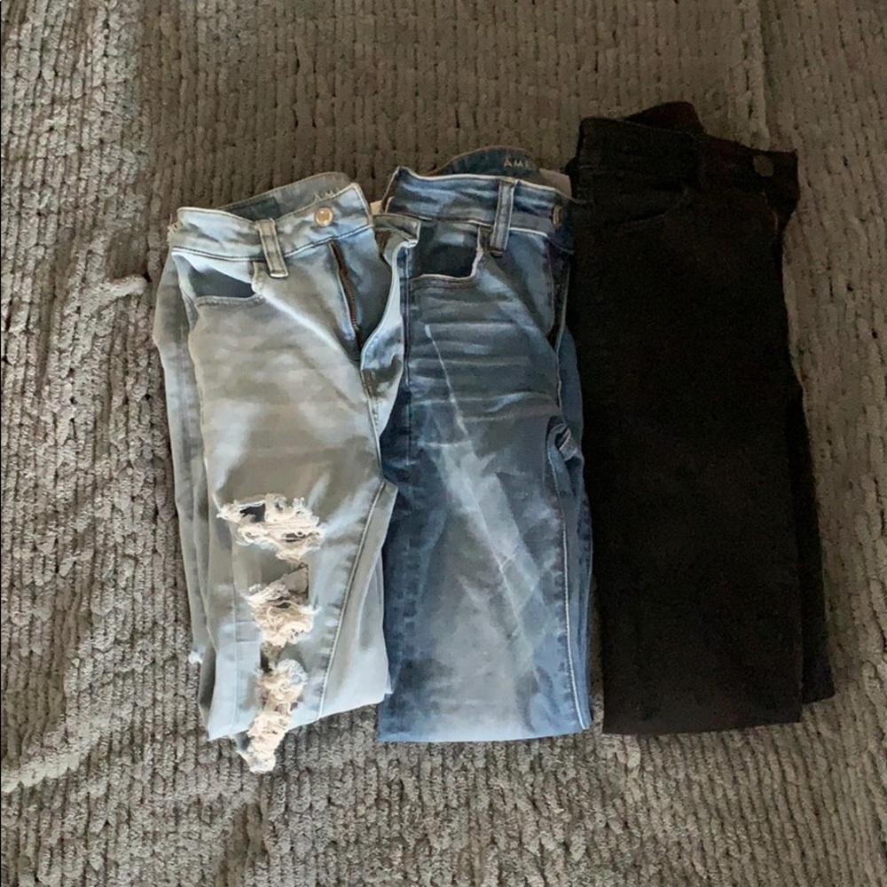 American Eagle Skinny Jeans 3 Pairs